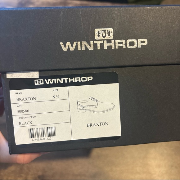 Men Winthrop Braxton Leather Oxford Shoes - Picture 11 of 11